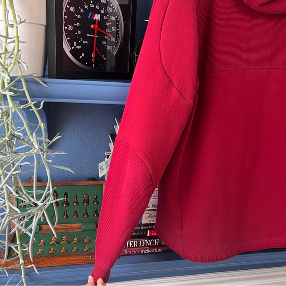 Puma Burgundy Zip Up Hooded Jacket Men’s - Picture 14 of 16